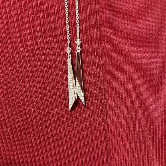 BNIB:  Swarovski Crystal Lariat Necklace - Picture 5 of 5